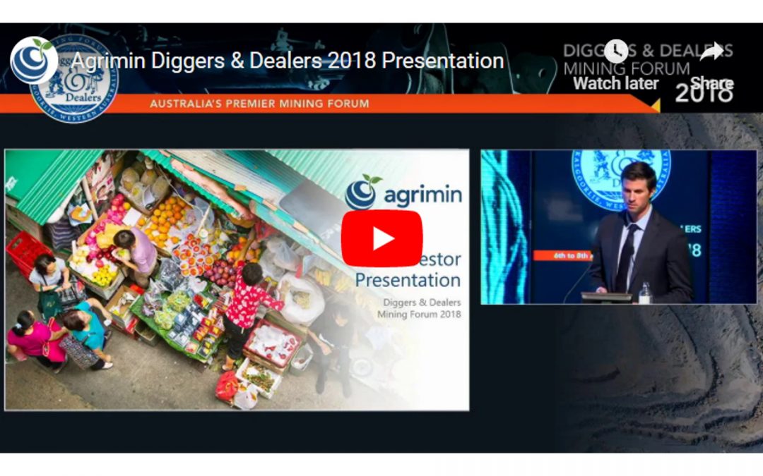 Diggers & Dealers Presentation 2018