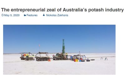 Australian Mining Article: The Entrepreneurial Zeal of Australia’s Potash Industry